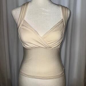 Silence noise small white wrap plunge tank NWT
